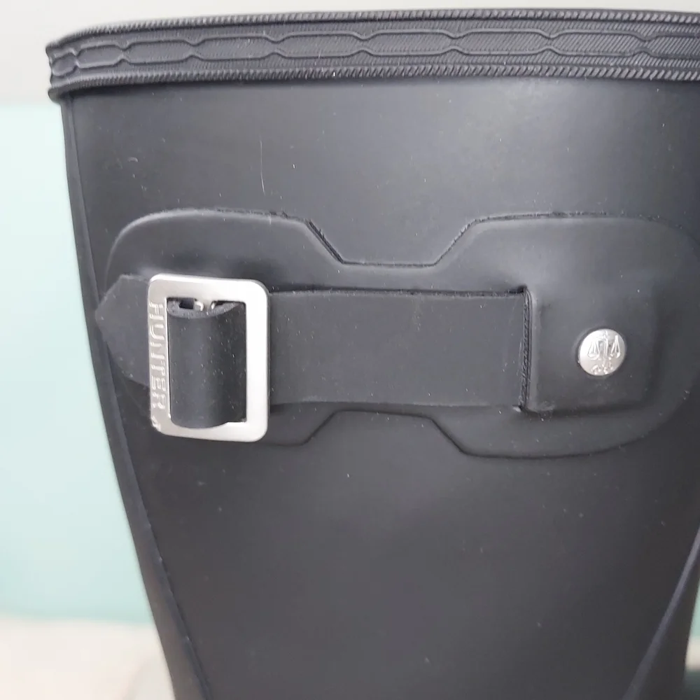Hunter Original Short Black Rubber Rain Boots Womens Sizes 5,6,7,8,9, 10 NWT